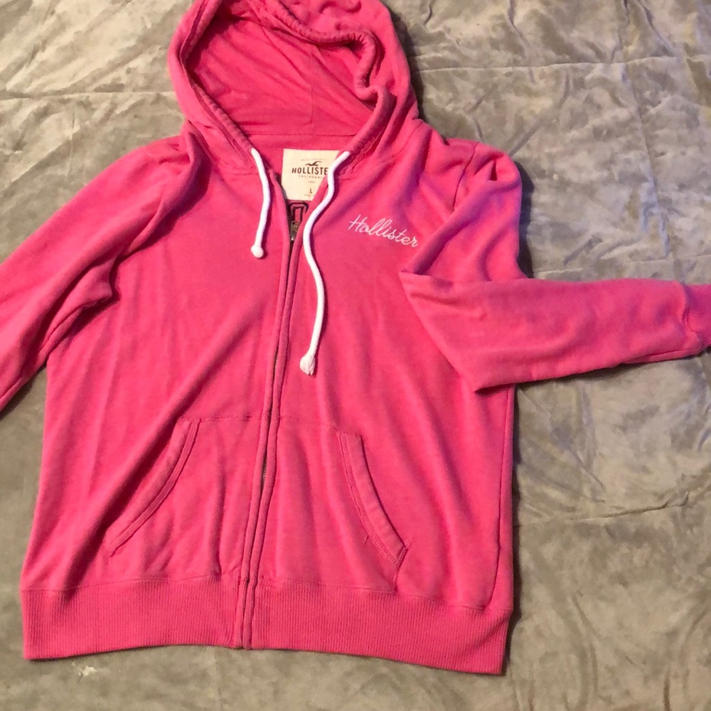 Hollister zip up hoodie